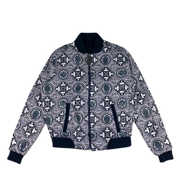 Ay Guey Reversible Talavera Zip Up Jacket - Picture 1 of 6